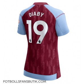 Aston Villa Moussa Diaby #19 Replika Hemmatröja Damer 2023-24 Kortärmad